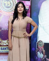 Heebah Patel at Santosham Awards 2017 Curtain Raiser Press Meet | Picture 1520845