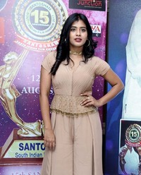 Heebah Patel at Santosham Awards 2017 Curtain Raiser Press Meet | Picture 1520846