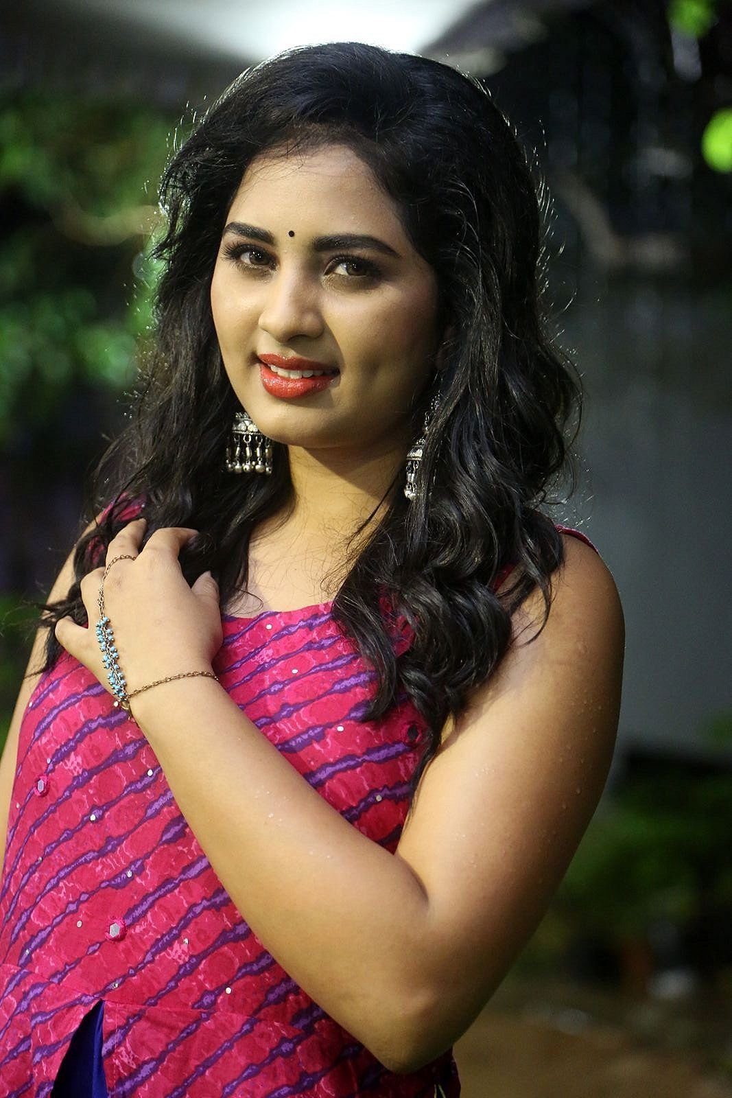 Actress Srushti Dange At Oy Ninne Audio Launch Photos | Picture 1522417