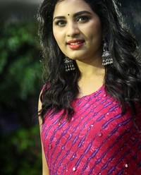 Actress Srushti Dange At Oy Ninne Audio Launch Photos