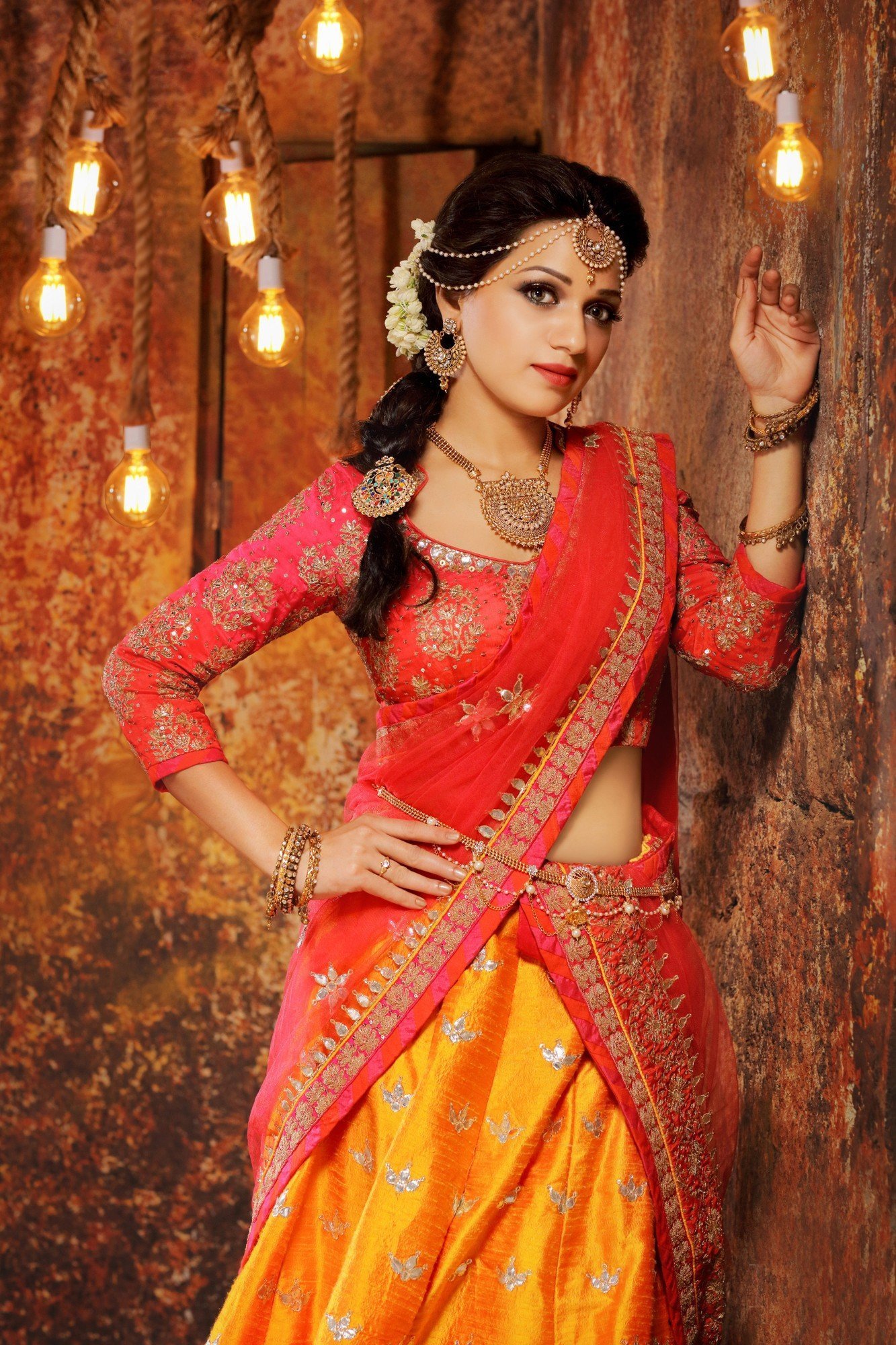 Actress Reshma Rathore in Saree Traditional Photoshoot | Picture 1524343