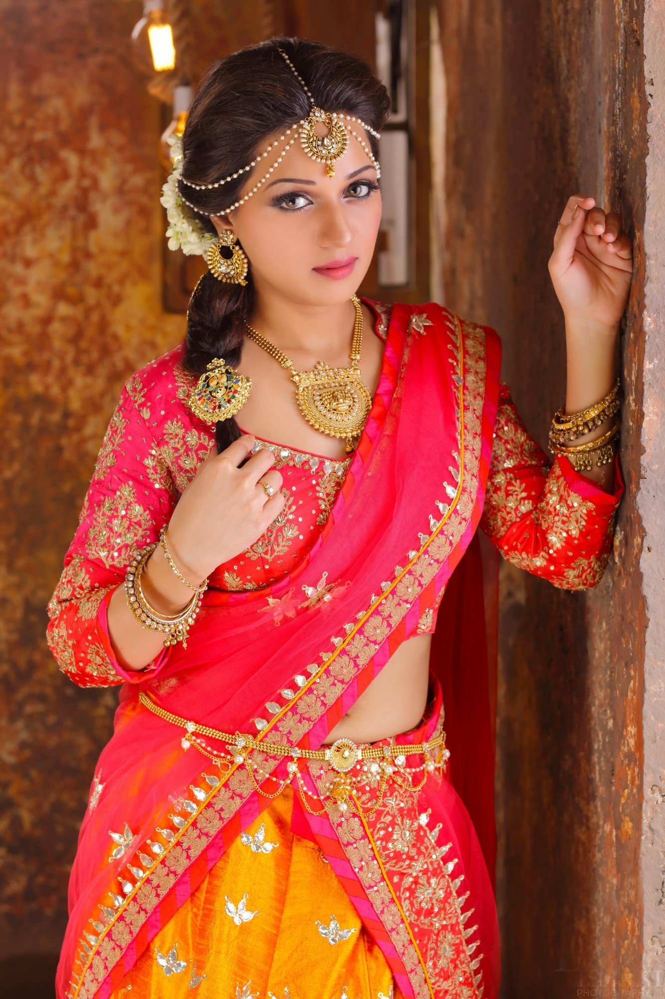 Actress Reshma Rathore in Saree Traditional Photoshoot | Picture 1524346