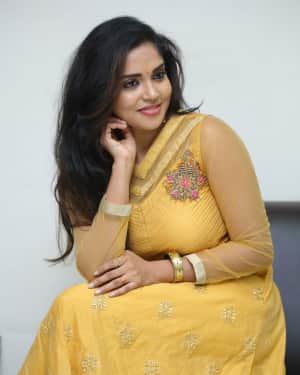 Karunya Chowdary at Seetha Ramuni Kosam First Look Launch Photos | Picture 1549348