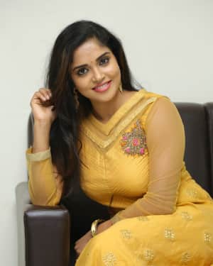 Karunya Chowdary at Seetha Ramuni Kosam First Look Launch Photos | Picture 1549346
