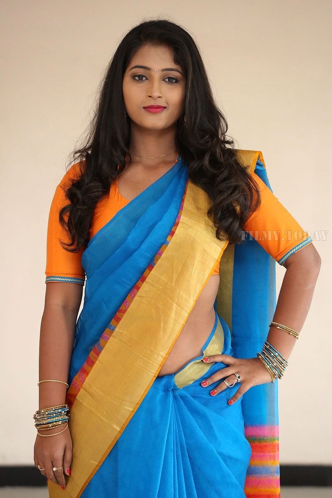 Actress Teja Reddy Hot in Saree Latest Photos | Picture 1551307