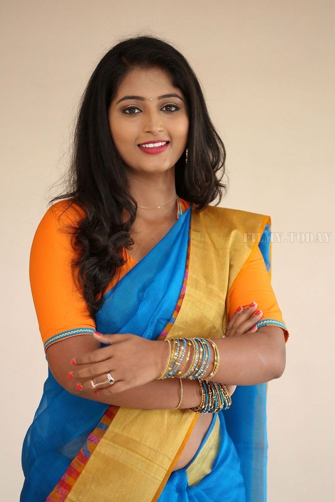 Actress Teja Reddy Hot in Saree Latest Photos | Picture 1551303