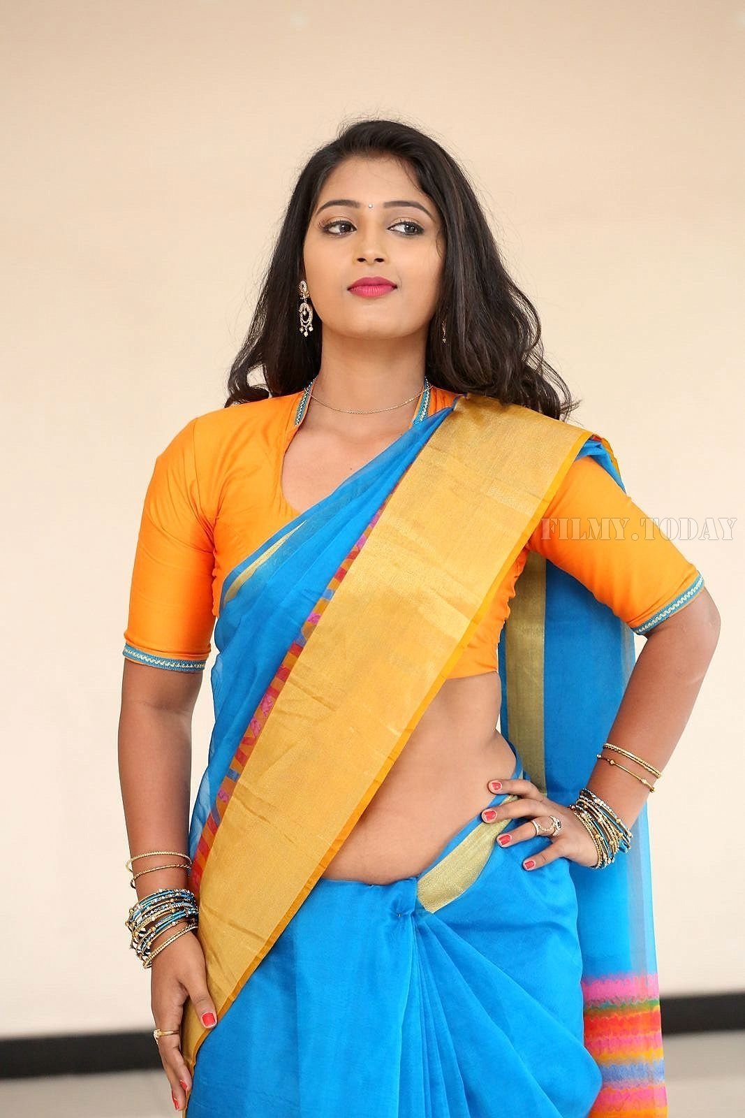 Actress Teja Reddy Hot in Saree Latest Photos | Picture 1551289