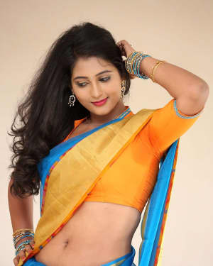 Actress Teja Reddy Hot in Saree Latest Photos | Picture 1551265