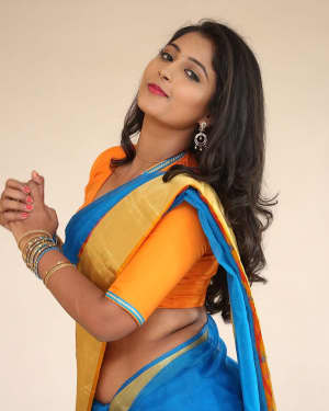 Actress Teja Reddy Hot in Saree Latest Photos | Picture 1551299