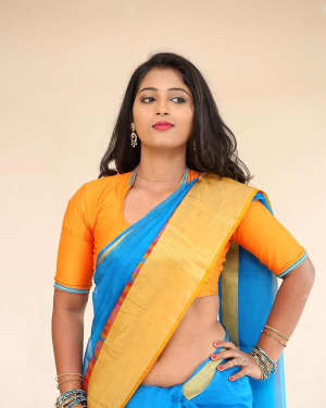 Actress Teja Reddy Hot in Saree Latest Photos | Picture 1551289