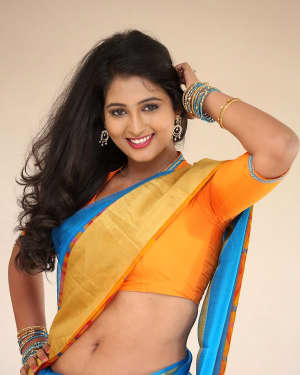 Actress Teja Reddy Hot in Saree Latest Photos | Picture 1551264