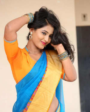 Actress Teja Reddy Hot in Saree Latest Photos | Picture 1551272