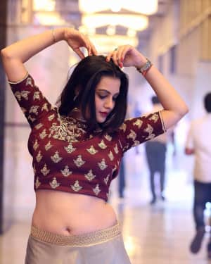 Actress Deeksha Panth Hot Stills at EGO Telugu Movie Audio Launch | Picture 1553756