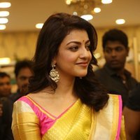 Kajal Agarwal Looking Gorgeous in Saree during Trisha Designer Store Launch Photos | Picture 1472265