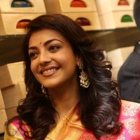 Kajal Agarwal Looking Gorgeous in Saree during Trisha Designer Store Launch Photos | Picture 1472244