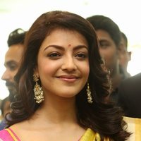 Kajal Agarwal Looking Gorgeous in Saree during Trisha Designer Store Launch Photos | Picture 1472231