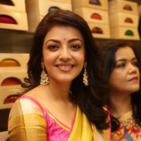 Kajal Agarwal Looking Gorgeous in Saree during Trisha Designer Store Launch Photos | Picture 1472249