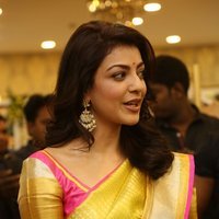 Kajal Agarwal Looking Gorgeous in Saree during Trisha Designer Store Launch Photos | Picture 1472266