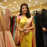 Kajal Agarwal Looking Gorgeous in Saree during Trisha Designer Store Launch Photos | Picture 1472269