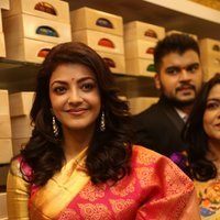 Kajal Agarwal Looking Gorgeous in Saree during Trisha Designer Store Launch Photos | Picture 1472240