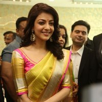 Kajal Agarwal Looking Gorgeous in Saree during Trisha Designer Store Launch Photos | Picture 1472217