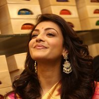 Kajal Agarwal Looking Gorgeous in Saree during Trisha Designer Store Launch Photos | Picture 1472241