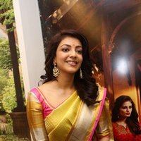 Kajal Agarwal Looking Gorgeous in Saree during Trisha Designer Store Launch Photos | Picture 1472257