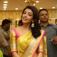 Kajal Agarwal Looking Gorgeous in Saree during Trisha Designer Store Launch Photos | Picture 1472261