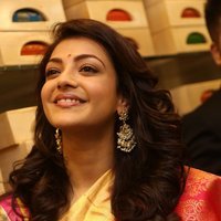 Kajal Agarwal Looking Gorgeous in Saree during Trisha Designer Store Launch Photos | Picture 1472242