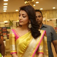 Kajal Agarwal Looking Gorgeous in Saree during Trisha Designer Store Launch Photos | Picture 1472260