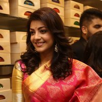 Kajal Agarwal Looking Gorgeous in Saree during Trisha Designer Store Launch Photos | Picture 1472238