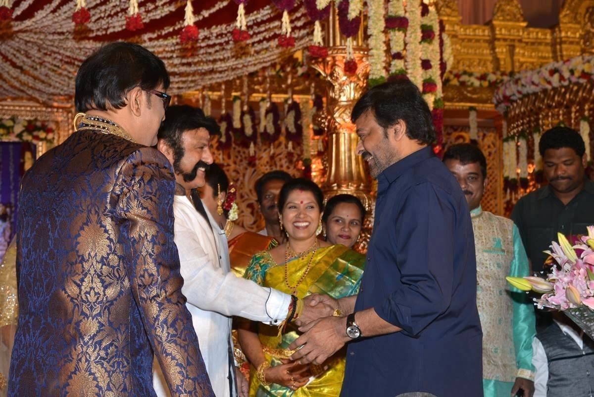 Nandamuri Balakrishna - Telugu Celebs at Koti Son Rajeev Saluri Wedding Reception Photos | Picture 1474931