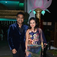 Harris Jayaraj - Telugu Celebs at Koti Son Rajeev Saluri Wedding Reception Photos