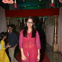 Anasuya Bharadwaj - Telugu Celebs at Koti Son Rajeev Saluri Wedding Reception Photos