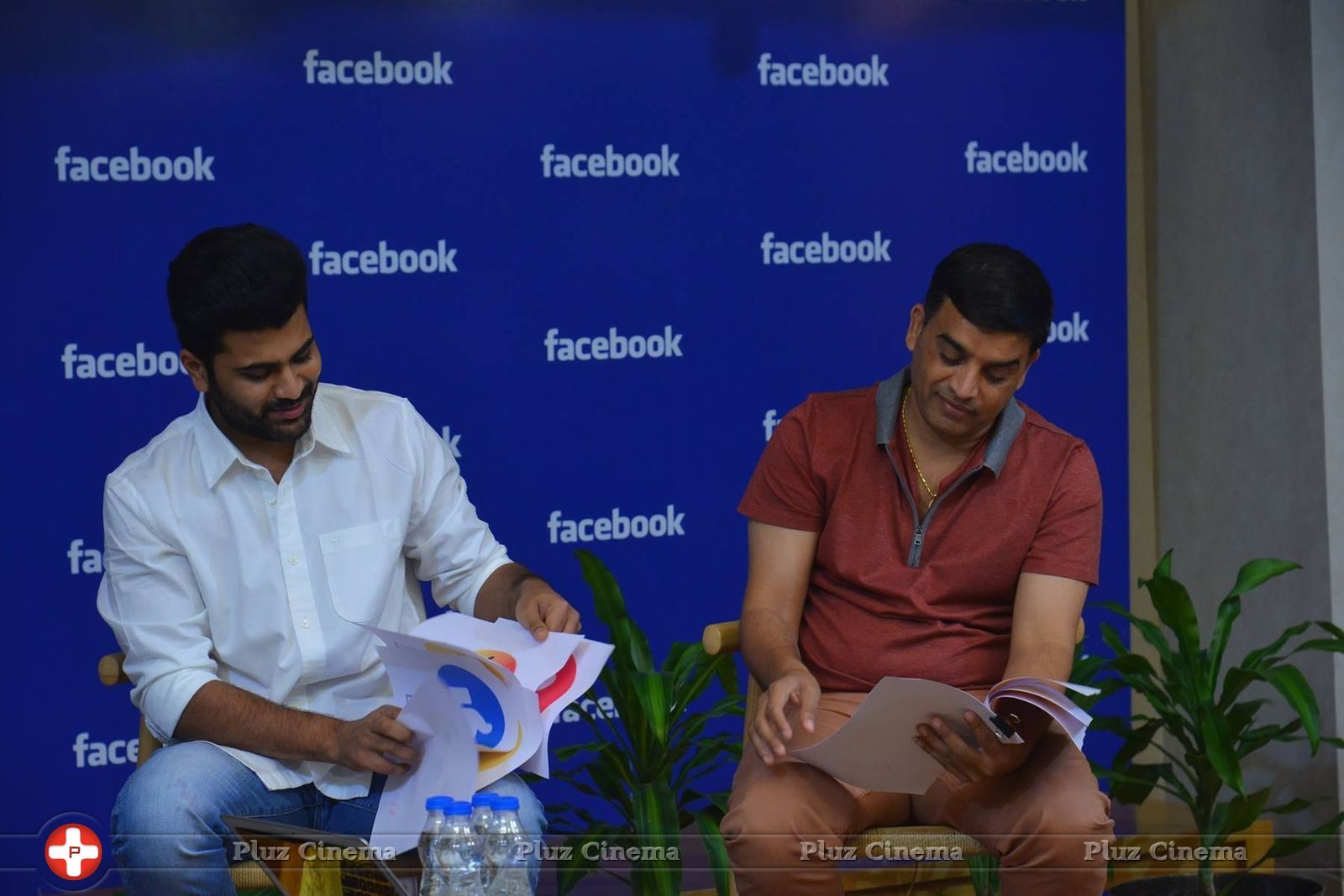 Dil Raju and Sharvanand at Facebook Office For Shathamanam Bhavathi Promotions Photos | Picture 1460806