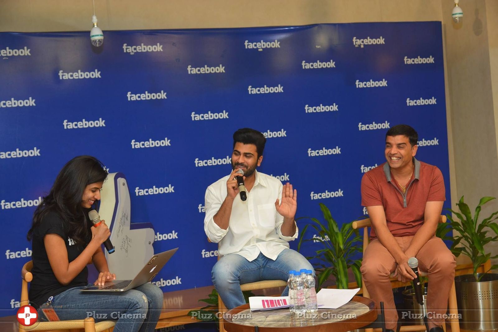 Dil Raju and Sharvanand at Facebook Office For Shathamanam Bhavathi Promotions Photos | Picture 1460790