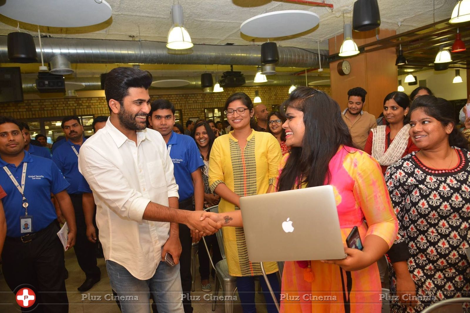 Picture 1460779 Dil Raju And Sharvanand At Facebook Office For Shathamanam Bhavathi Promotions Photos filmy today
