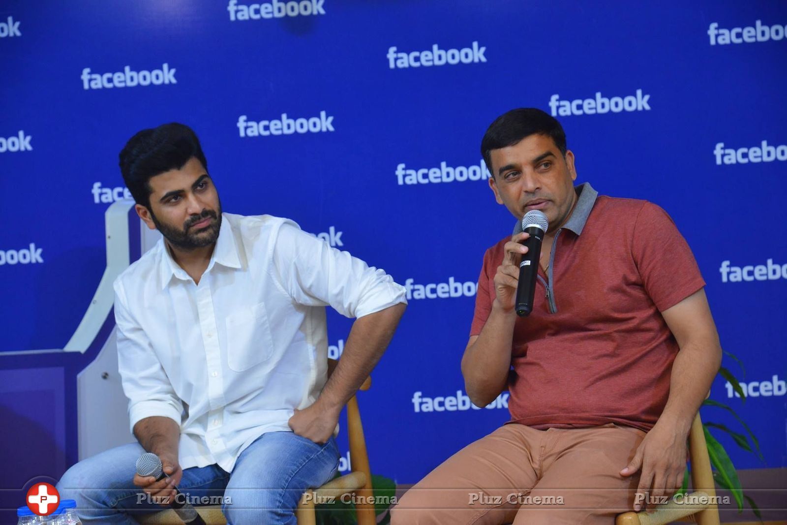 Dil Raju and Sharvanand at Facebook Office For Shathamanam Bhavathi Promotions Photos | Picture 1460805