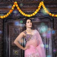 Raashi Khanna in Transparent Pink Saree Photos | Picture 1461433
