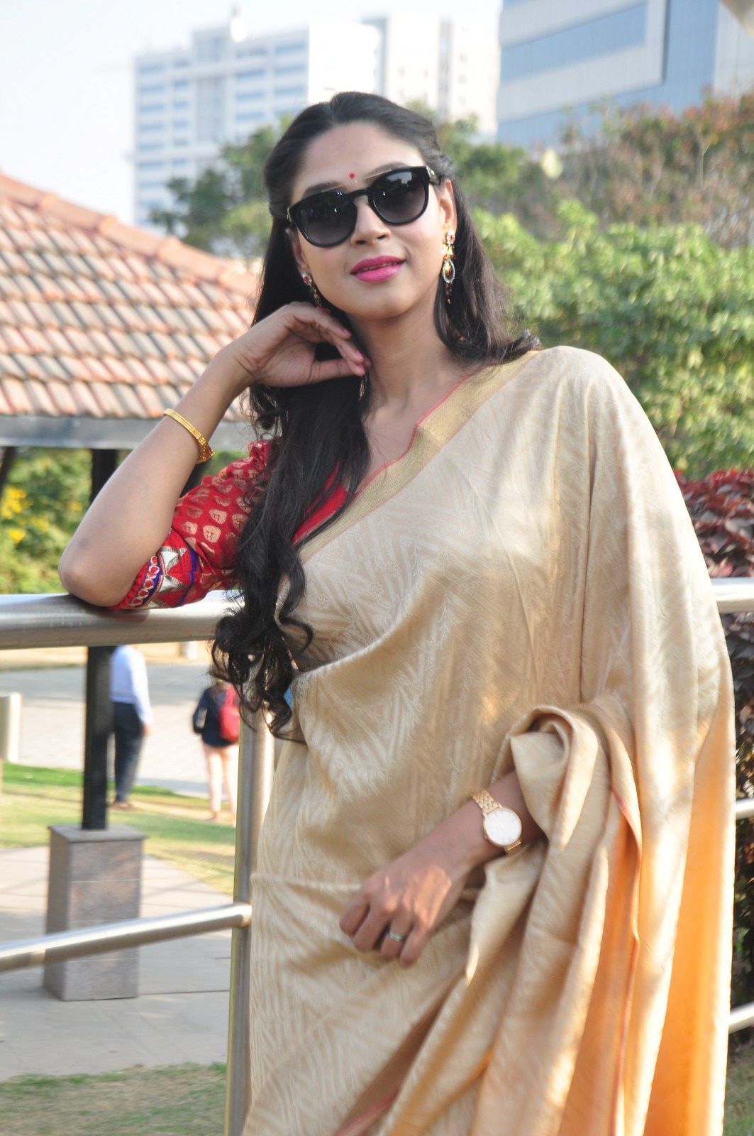 Angana Roy in Saree Latest Photos | Picture 1463563