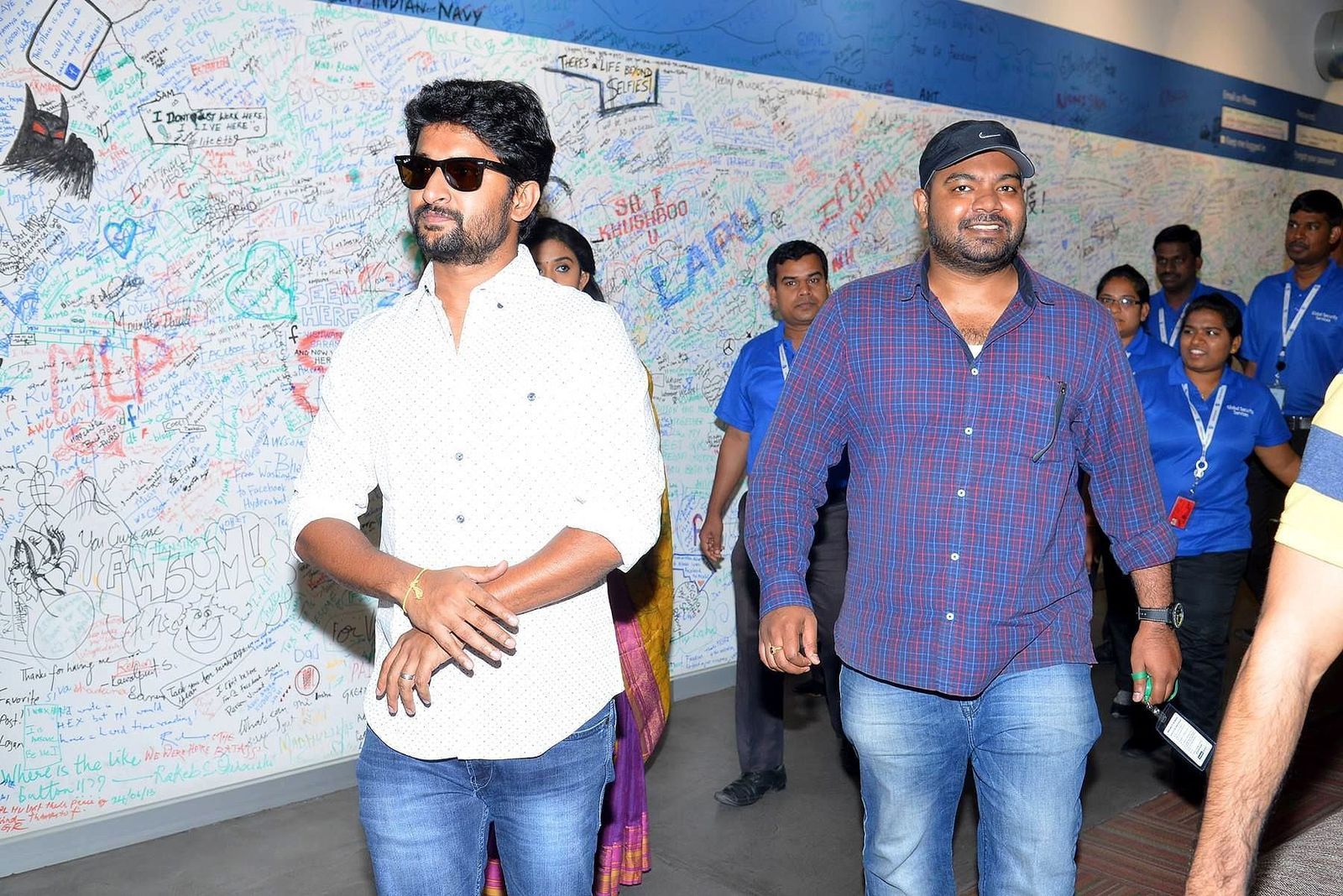 Nani and Keerthi Suresh at Facebook Office To Promote Nenu Local Photos | Picture 1465396