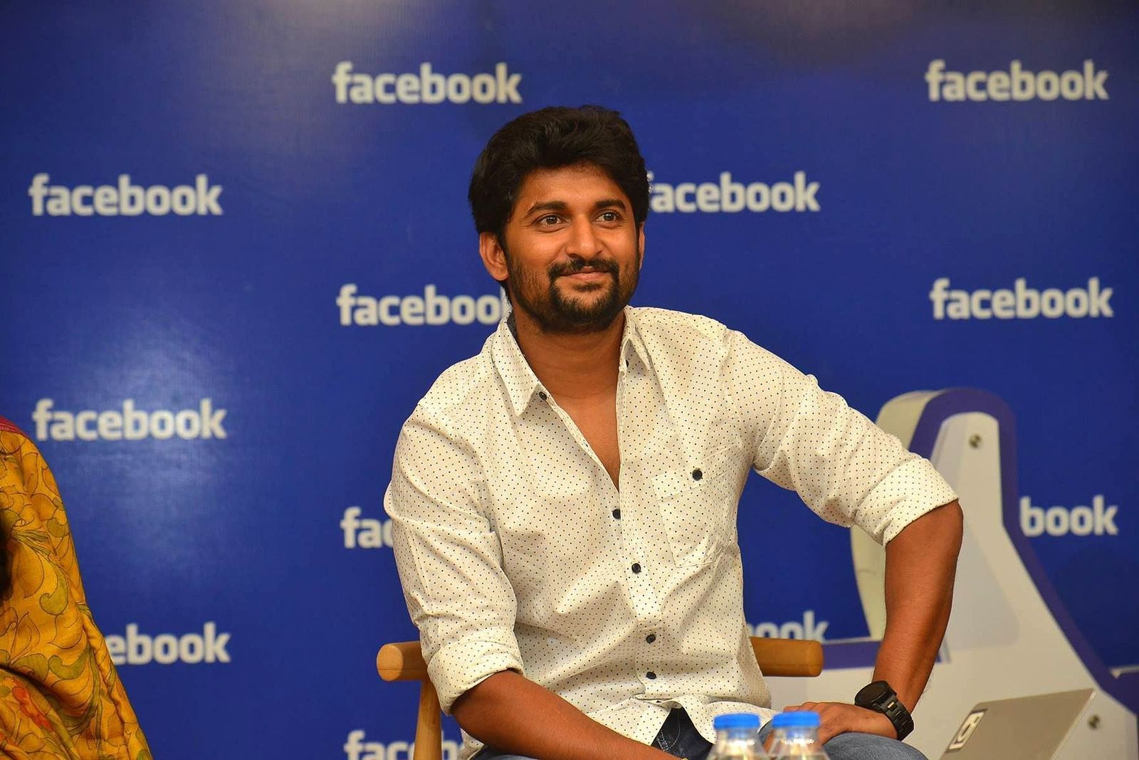 Nani - Nani and Keerthi Suresh at Facebook Office To Promote Nenu Local Photos | Picture 1465407