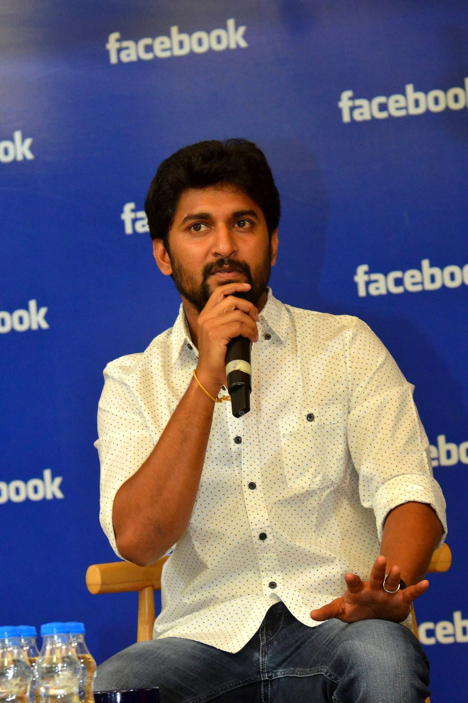Nani - Nani and Keerthi Suresh at Facebook Office To Promote Nenu Local Photos | Picture 1465438
