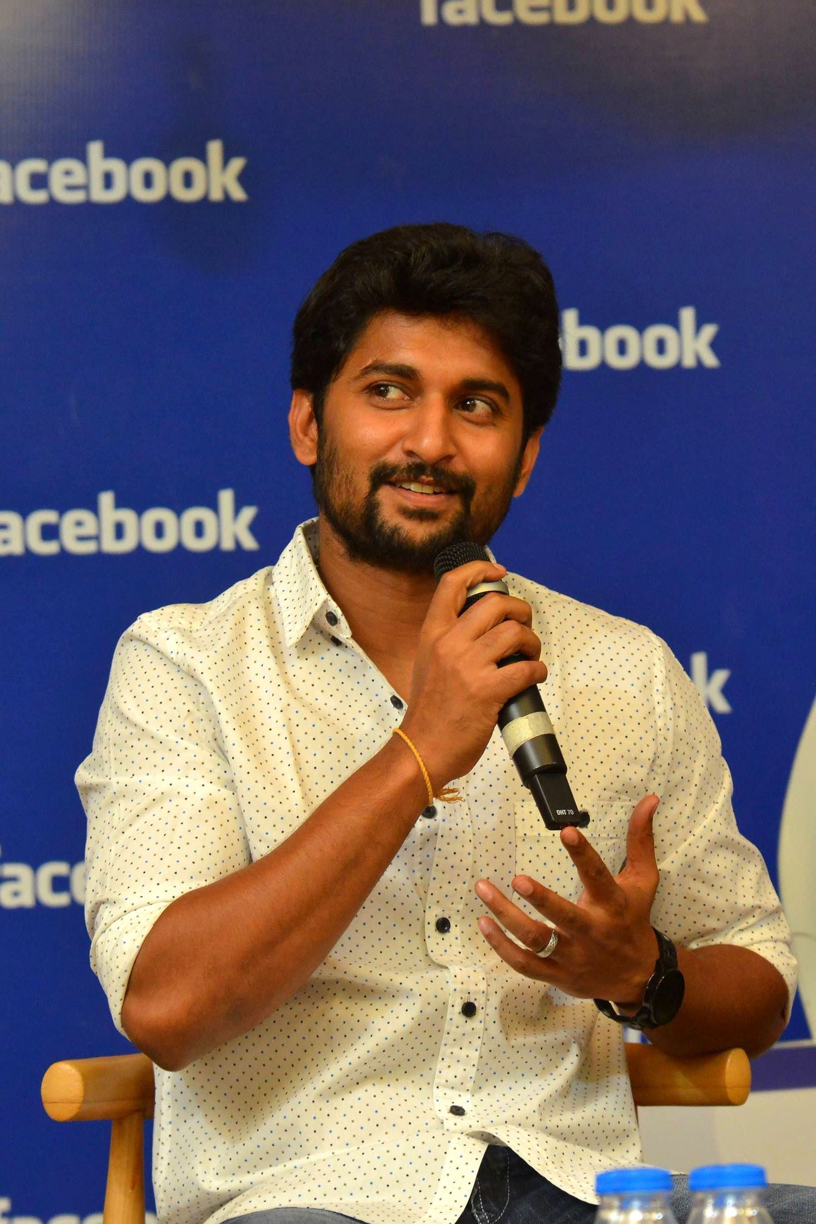Nani - Nani and Keerthi Suresh at Facebook Office To Promote Nenu Local Photos | Picture 1465428