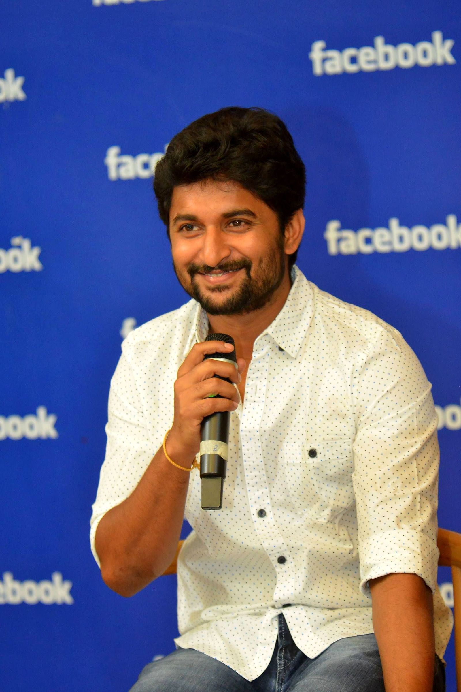 Nani - Nani and Keerthi Suresh at Facebook Office To Promote Nenu Local Photos | Picture 1465449