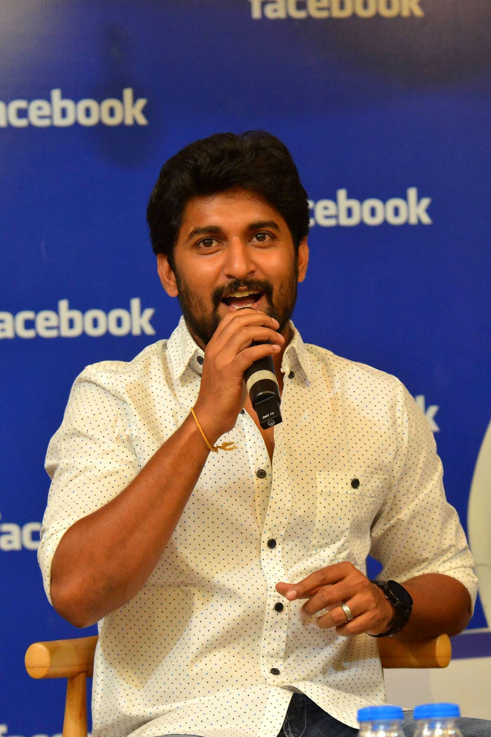 Nani - Nani and Keerthi Suresh at Facebook Office To Promote Nenu Local Photos | Picture 1465429