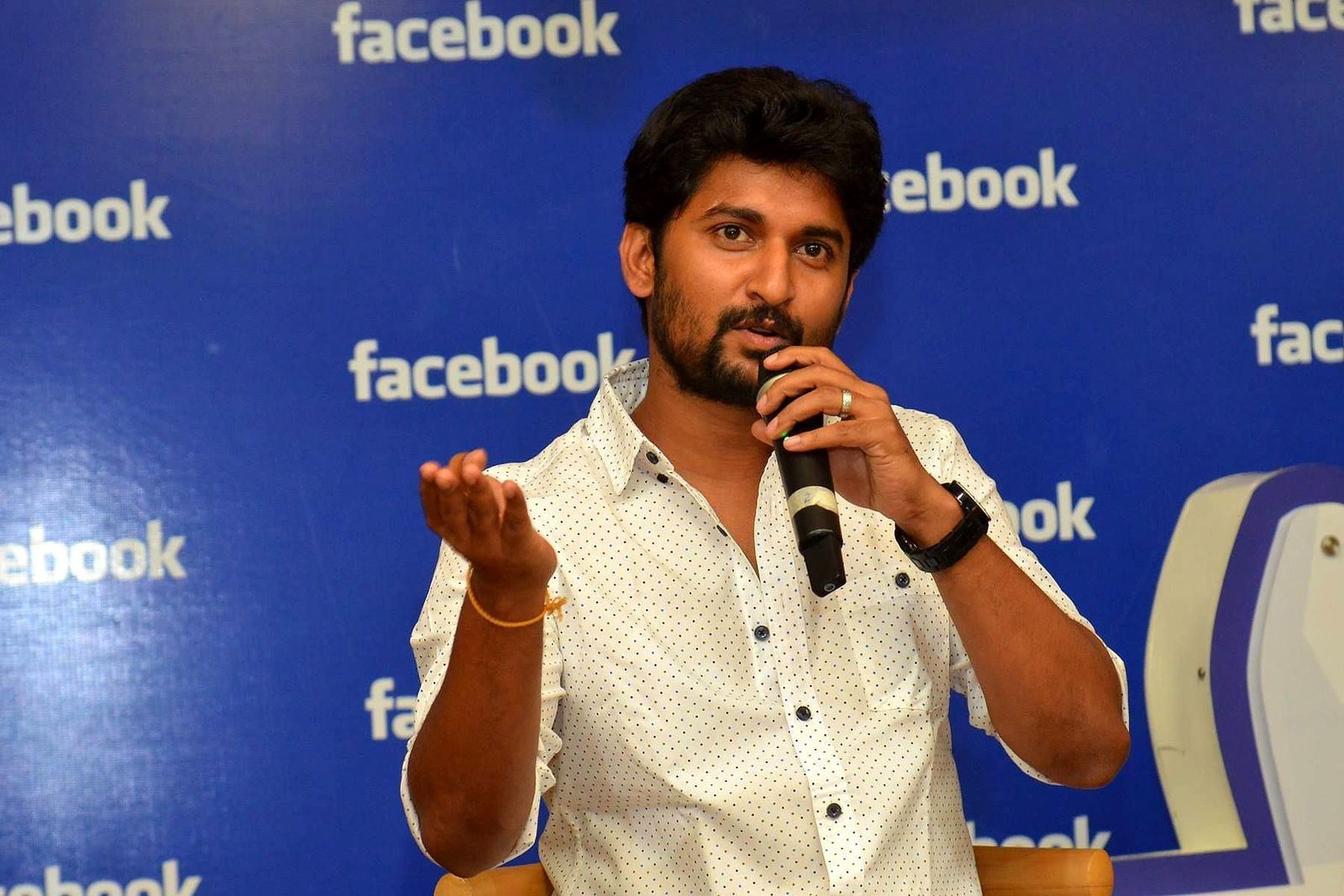 Nani - Nani and Keerthi Suresh at Facebook Office To Promote Nenu Local Photos | Picture 1465451