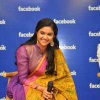 Keerthy Suresh - Nani and Keerthi Suresh at Facebook Office To Promote Nenu Local Photos | Picture 1465443