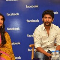 Nani and Keerthi Suresh at Facebook Office To Promote Nenu Local Photos | Picture 1465402