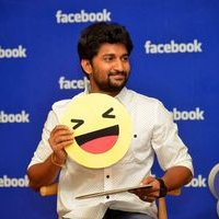 Nani and Keerthi Suresh at Facebook Office To Promote Nenu Local Photos | Picture 1465455